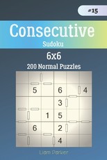 Consecutive Sudoku - 200 Normal Puzzles 6x6 vol.15