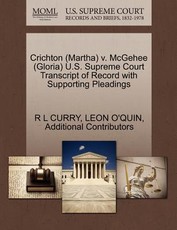 Crichton (Martha) V. McGehee (Gloria) U.S. Supreme Court Transcript of Record with Supporting Pleadings