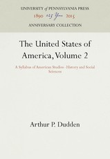 The United States of America, Volume 2