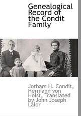 Genealogical Record of the Condit Family