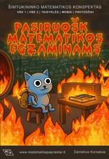 Pasiruošk matematikos egzaminams. Šimtukininko matematikos konspektas, VBE 1 VBE 2 taisyklės, memai, pavyzdžiai