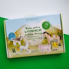 Mano antra lavinamoji veiklos knyga su daugkartinio naudojimo lipdukais