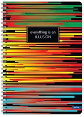 Sąsiuvinis su spirale A5 100lap 70g lang ILLUSION