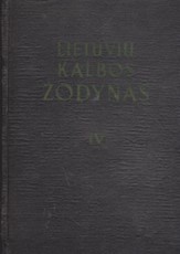 Lietuvių kalbos žodynas IV