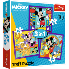 TREFL DISNEY 3 dėlionių rinkinys „Mikio pelė“