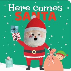 Here Comes Santa: Finger Puppet Book