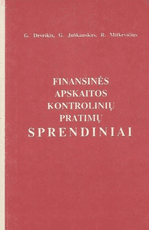 Finansinės apskaitos kontrolinių pratimų sprendiniai