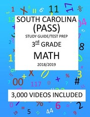 3th Grade SOUTH CAROLINA PASS TEST, 2019 MATH, Test Prep