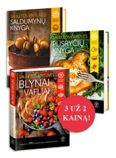Astos Černės Saulėtos virtuvės bestseleriai: Blynai ir vafliai (naujiena!) + Pusryčių knyga + Saldumynų knyga