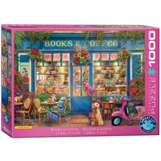 Dėlionė „Knygos ir kava“, 1000 dalių