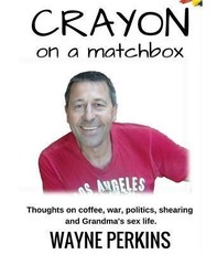 Crayon on a matchbox