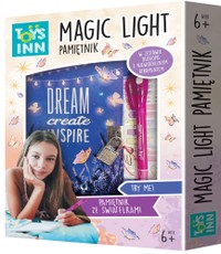Dienoraštis „Magic Light Dreams“ (su šviesos efektu)