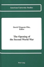 The Opening of the Second World War
