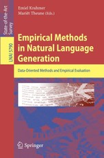 Empirical Methods in Natural Language Generation