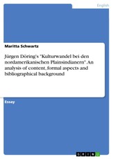 Review of the book "Kulturwandel bei den nordamerikanischen Plainsindianern" by Jürgen Döring