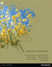 The Scott Foresman Handbook for Writers: Pearson New International Edition