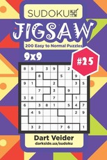 Sudoku Jigsaw - 200 Easy to Normal Puzzles 9x9 (Volume 25)