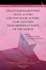 Negotiations Between State Actors and Non-State Actors