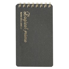 Spiralinė užrašų knygelė „Logical Prime SB“, A7, langeliais, 6 mm, pilka