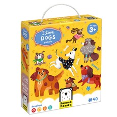 Lavinamasis žaidimas „I Love Dogs Puzzle“