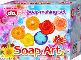 „Soap Art“ muilo kūrybos rinkinys. Gėlės