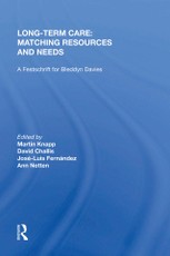Challis, D: Long-Term Care: Matching Resources and Needs