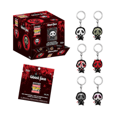 FUNKO POP! Stebuklingas raktų pakabutis: Ghost Face - 12pc PDQ