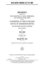 Bail Bond Fairness Act of 2001