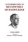 An Introduction to Metaphysics of Knowledge