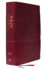 NKJV Study Bible, Imitation Leather, Red, Full-Color, Red Letter Edition, Indexed, Comfort Print