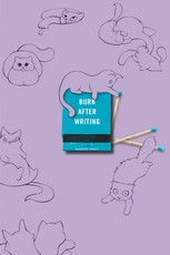 Burn After Writing (Purple with Cats)