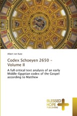 Codex Schoeyen - Volume II