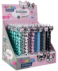 Vaikiškas trinamas tušinukas COLORINO „Šuniukai“, automatinis