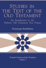 Studies in the Text of the Old Testament