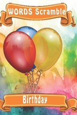 word scramble Birthday