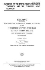Oversight of the United States Sentencing Commission
