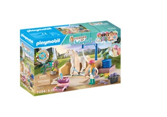 PLAYMOBIL WORLD OF HORSES Arklių plovykla su Isabella ir Lioness 71354