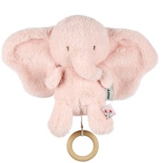 Pliušinis–muzikinis žaislas NATTOU „Elephant“, rožinės spalvos, 25 cm