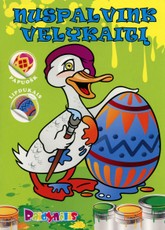 Nuspalvink velykaitį. Papuošk lipdukais