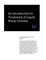 An Introduction to Treatment of Liquid Waste Streams