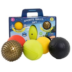 Mini kamuoliukai „Sportas“, 5 vnt.