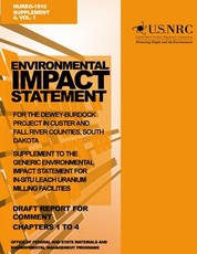 Environmental Impact Statement for the Dewey-Burdock Project in Custer and Fall River Countries, South Dakota