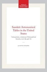 Sanskrit Astronomical Tables in the United States