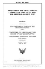 Acquisition and development challenges associated with the littoral combat ship