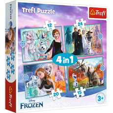TREFL FROZEN 4 dėlionių rinkinys
