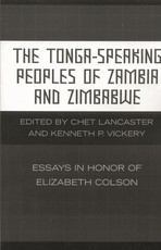 The Tonga-Speaking Peoples of Zambia and Zimbabwe
