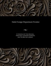 Simla Foreign Department Frontier
