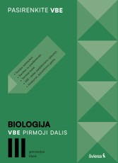 Biologija. VBE I dalis. III gimnazijos klasei, serija Pasirenkite VBE