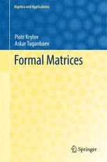 Formal Matrices