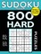 Sudoku Book 800 Hard Puzzles